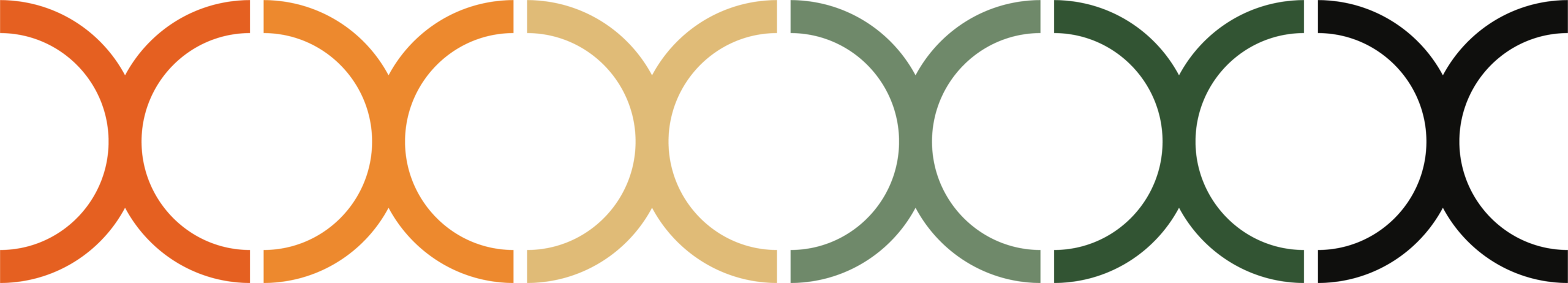 Eccera DNA colour pattern – brand identity graphic