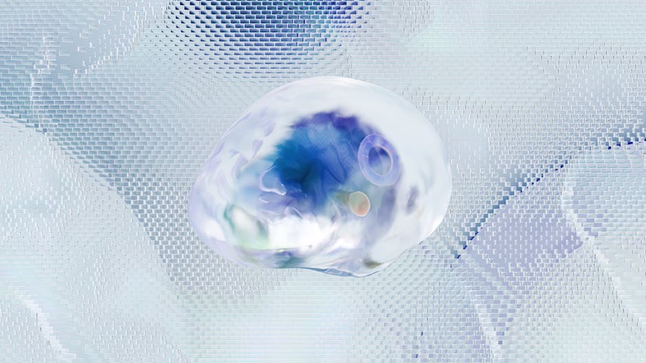 3D rendered abstract brain concept with neural network, representing artificial intelligence and machine learning